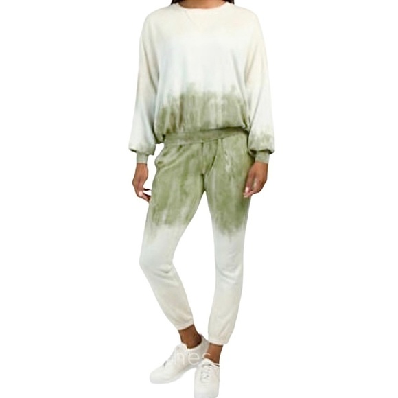 YOUNG FABULOUS & BROKE Juliette Joggers Green Ombré Size M (GUC) - Picture 14 of 14